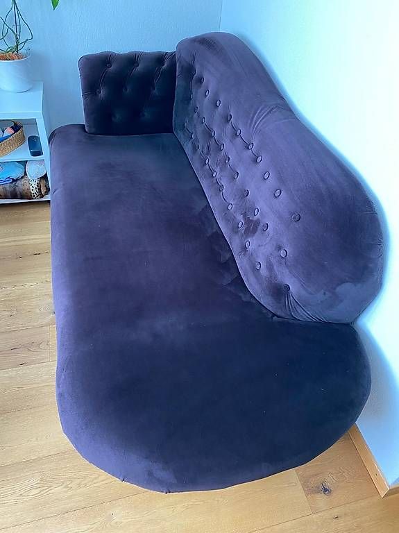 Divani: Sofa Récamiere schwarz – Usato da Goldswil venduto da Lyssij 1