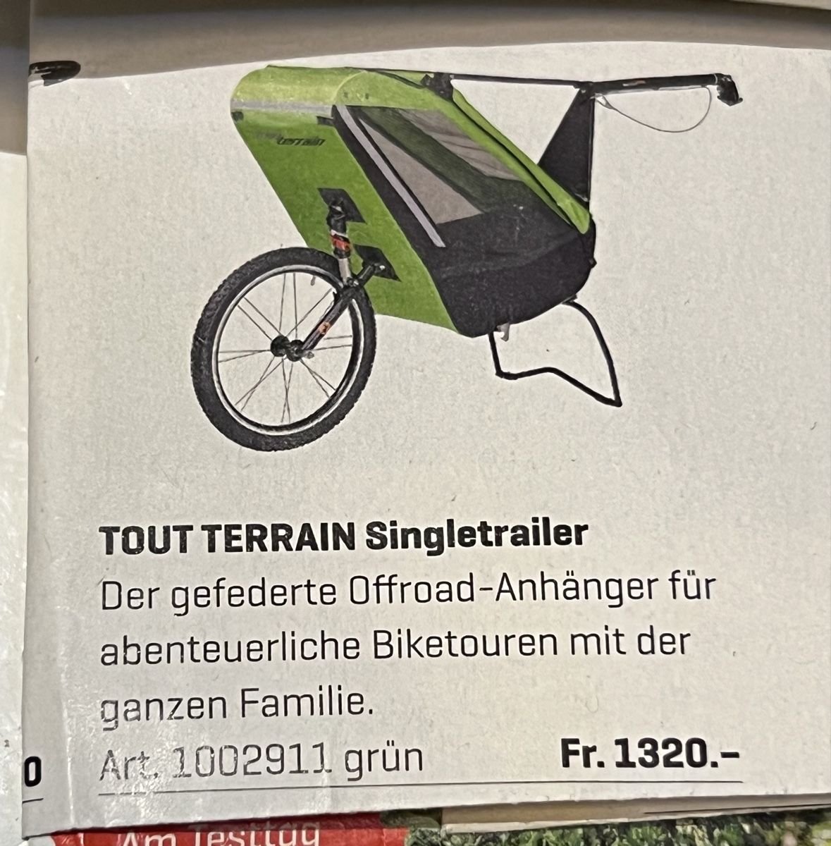 Tout Terrain Velos: TOUT TERRAIN singletrailer – Gebraucht aus Neuchâtel von scalpell