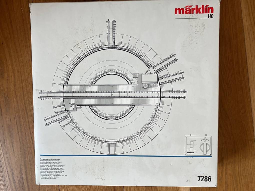 Märklin Modellini di ferrovie: Märklin Drehscheibe – Usato da Mont Tramelan venduto da Oktober1958 1