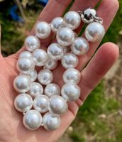 große  Muschelkernperlen Kette
