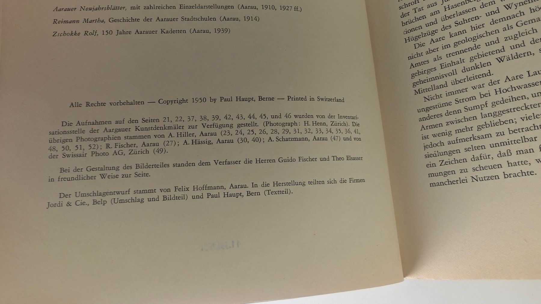 Libri: Schweizer Heimatbücher: Aarau 1950 – Usato da Zürich venduto da axolottchen 4
