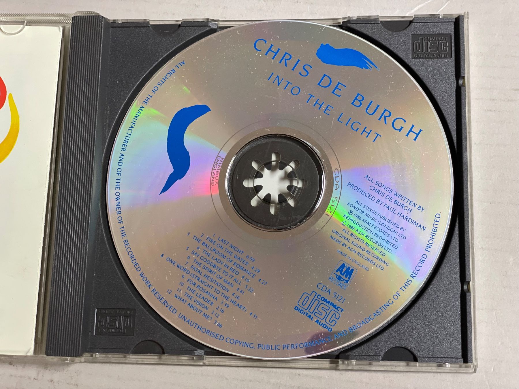 CD: Chris de Burgh – Usato da Muri b. Bern venduto da AdidasCollector 2