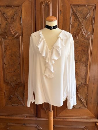 TOUPY PARIS „JAINA“ Bluse 100% Seide Gr.L Zustand Perfect