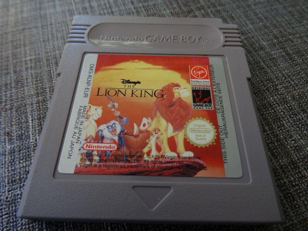 The Lion King GAMEBOY Kaufen auf Ricardo