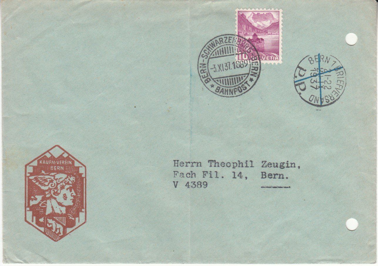 Tutti i francobolli: Bahnpost Bern-Schwarzenburg-Bern – Usato da Bürglen TG venduto da StampGraf