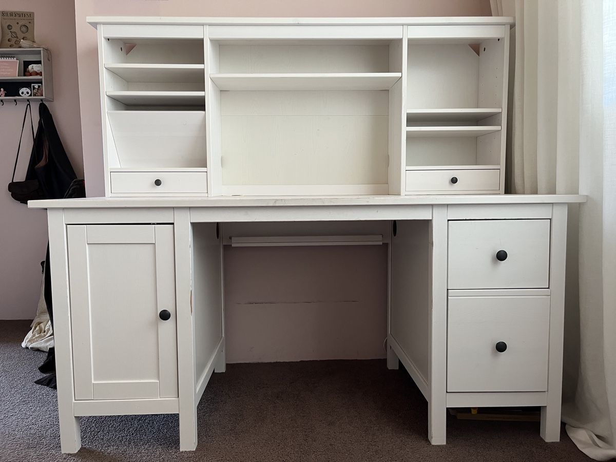 Ikea Scrivanie: IKEA HEMNES Schreibtisch weiss – Usato da Kirchberg SG venduto da Juege69