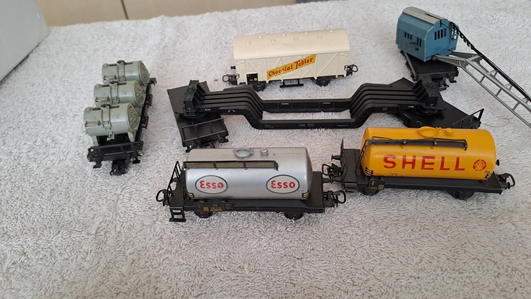 Märklin Modellini di ferrovie: Märklin 18 Güterwagen H0 WS/13 – Usato da Winterthur venduto da Riebeli333 2
