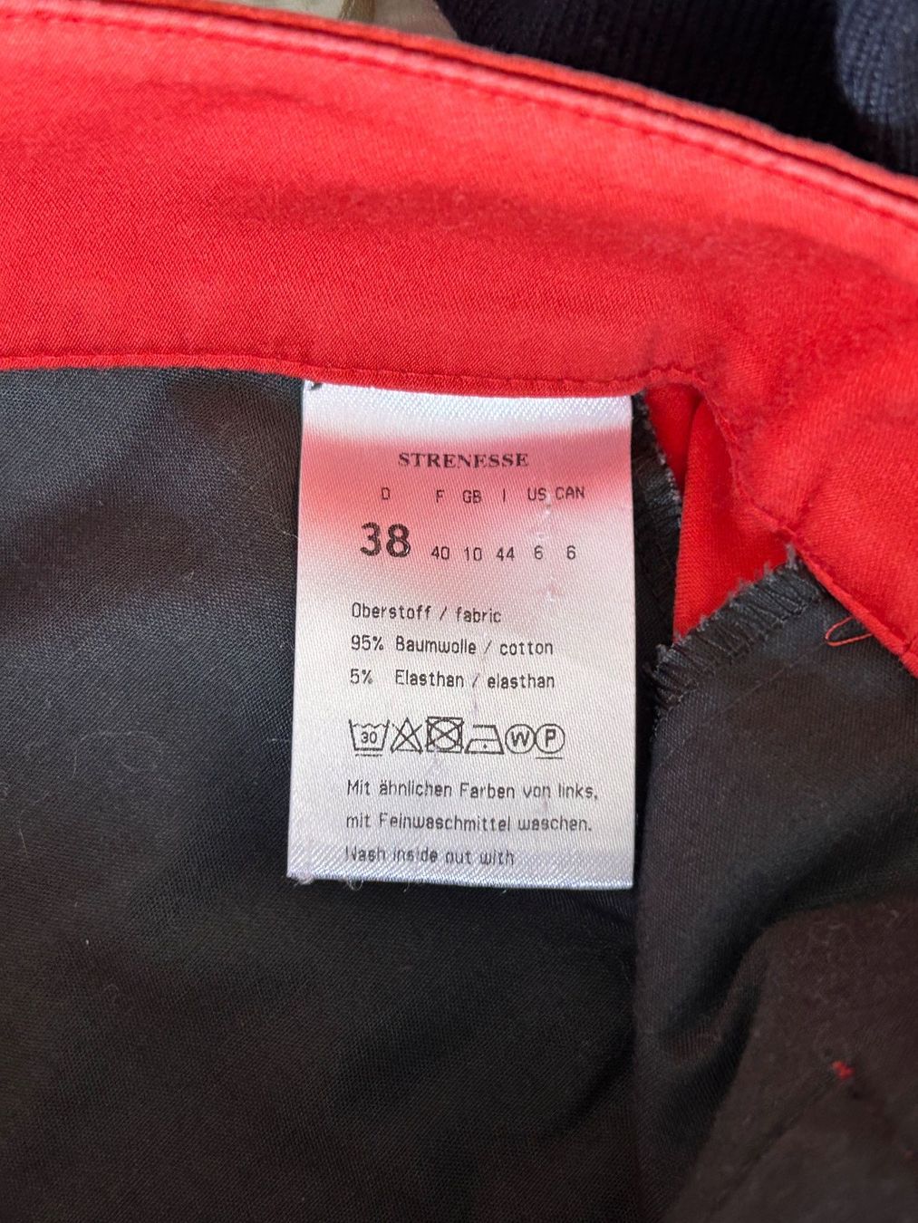 Strenesse Pantaloni: Strenesse Hose Gr. 38 rot – Usato da Horn venduto da Resvi 3