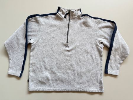 Nike Y2K zip pullover MEN SZ L embroidered logo