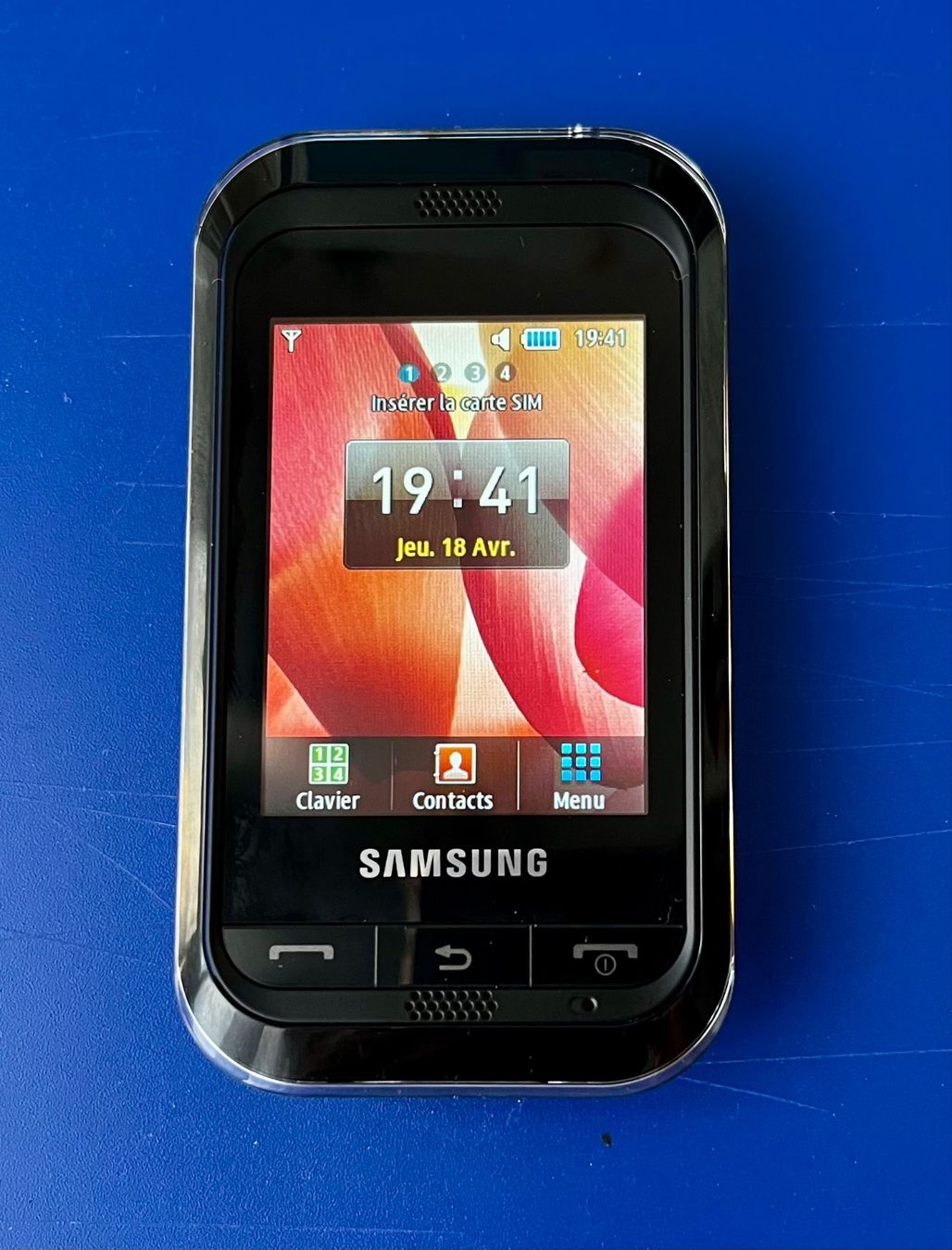 Téléphone portable Samsung Champ GT-C3300K (Neu (gemäss Beschreibung ...