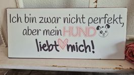 Schild für Hundefreunde