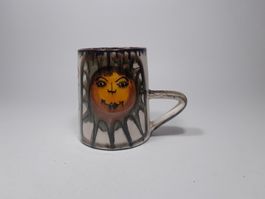 Vintage (Werbe?) Keramik Tasse Willy Steinlin - Flims