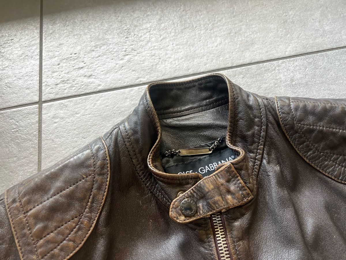 Dolce & Gabbana Giacche: Dolce e Gabbana giacca pelle uomo 50 – Usato da Mendrisio venduto da fly_9wzx 2