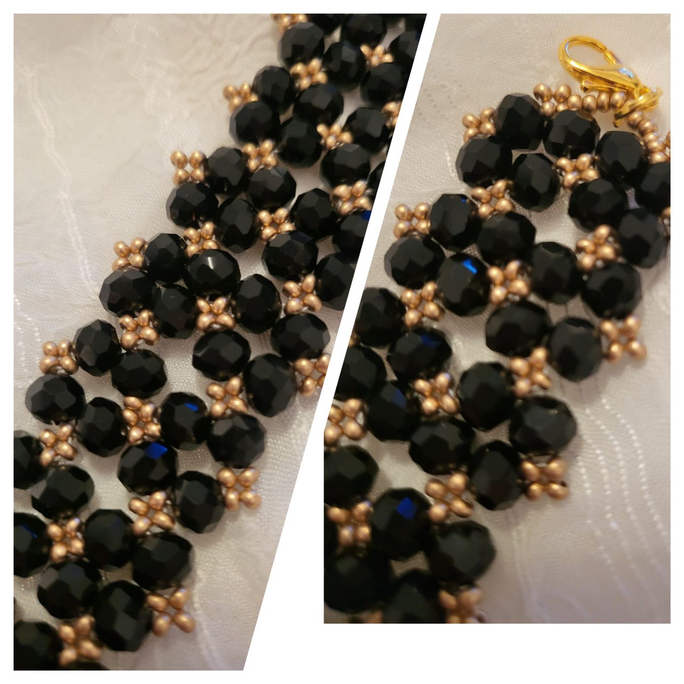 Bracciali & Braccialetti: Handgemachte Armkette aus Glasperlen – Nuovo (secondo la descrizione) da Dietikon venduto da Eleda 2