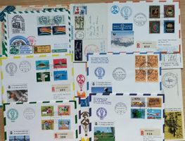 R1923  /  20 lettres/cartes poste par ballon