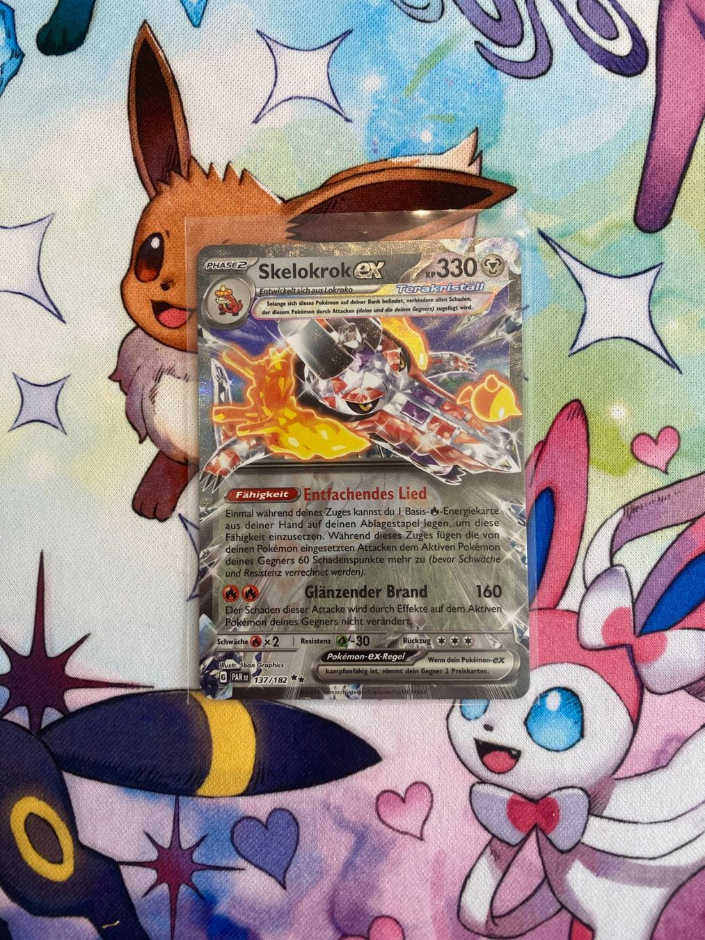 Pokémon Carte collezionabili: Pokemon Skelokrok ex 137/182 PAR – Usato da Grindelwald venduto da TSG-G-Town