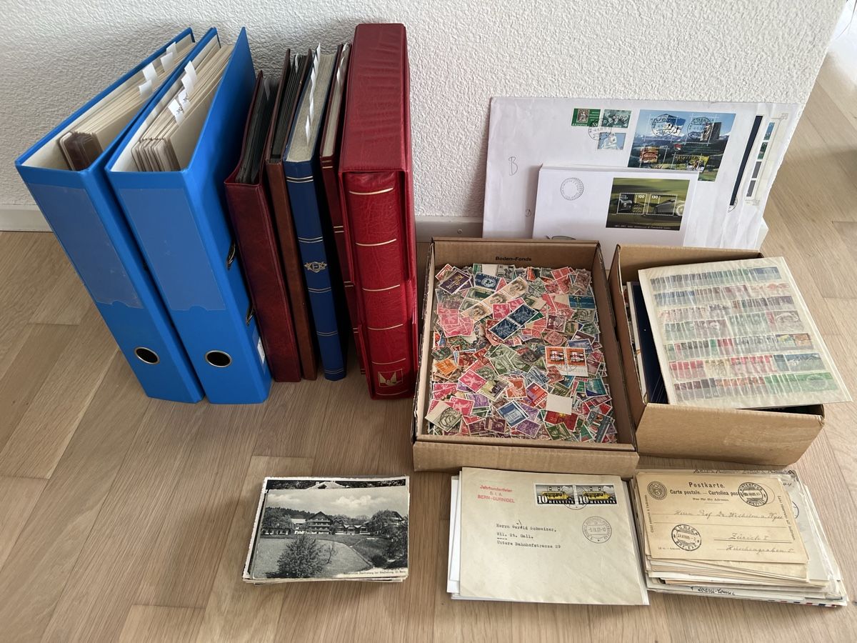 Tutti i francobolli: Grosses Konvolut Schweiz – Usato da Braunau venduto da Desil2511