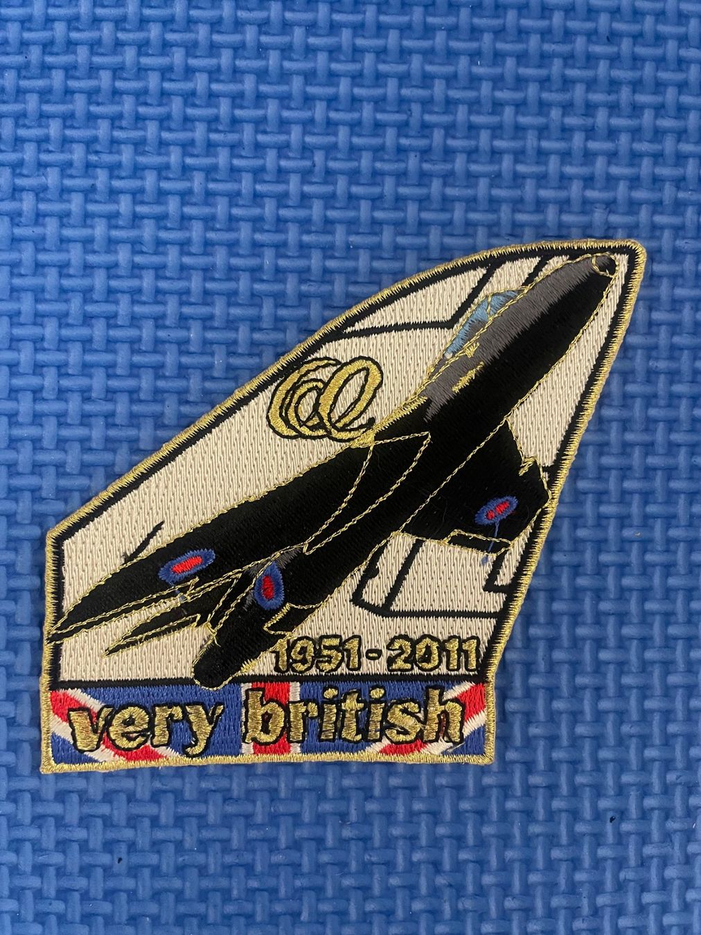 Schweizer Armee Placchette & Badge: Badge Hawker Hunter "Very British" 1951-2011 – Nuovo e nell'imballaggio originale da Willerzell venduto da Eluchs