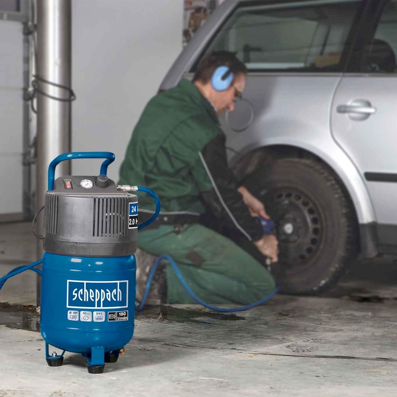 Scheppach Compressori: Scheppach 24L Luftkompressor HC24V – Nuovo e nell'imballaggio originale da Bottighofen venduto da zaap 3