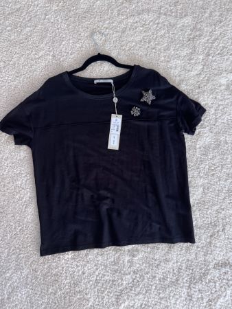MONARI Shirt Schwarz CH38 NEU