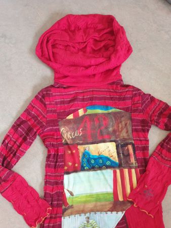 AVENTURED DES TOILES PULLOVER PULLI 38 M ZIRKUS MOTIV TOP