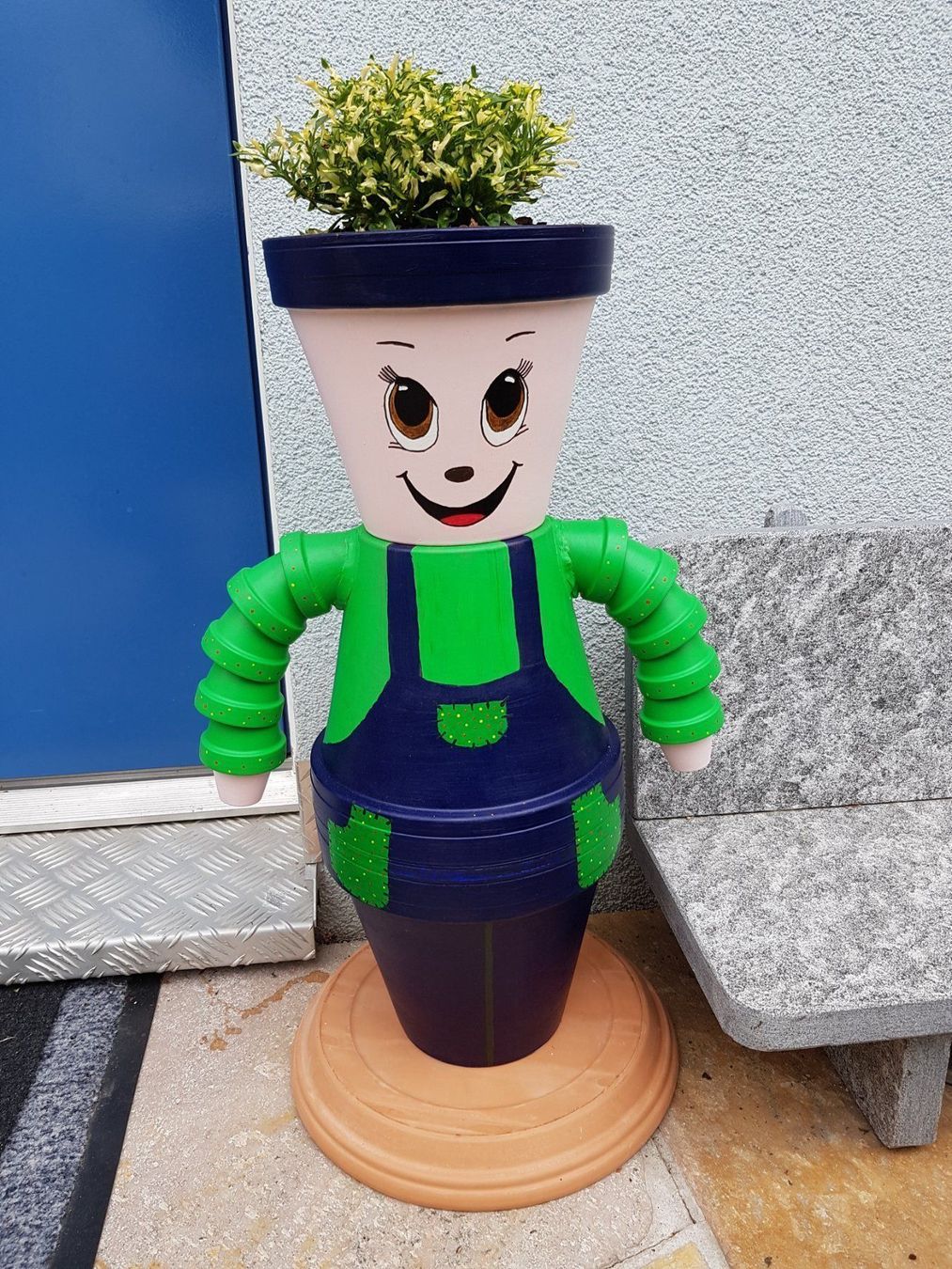 Vasi per fiori: Tontopffigur/Blumentopf/Gartendekoration – Usato da Brunnen venduto da kent03