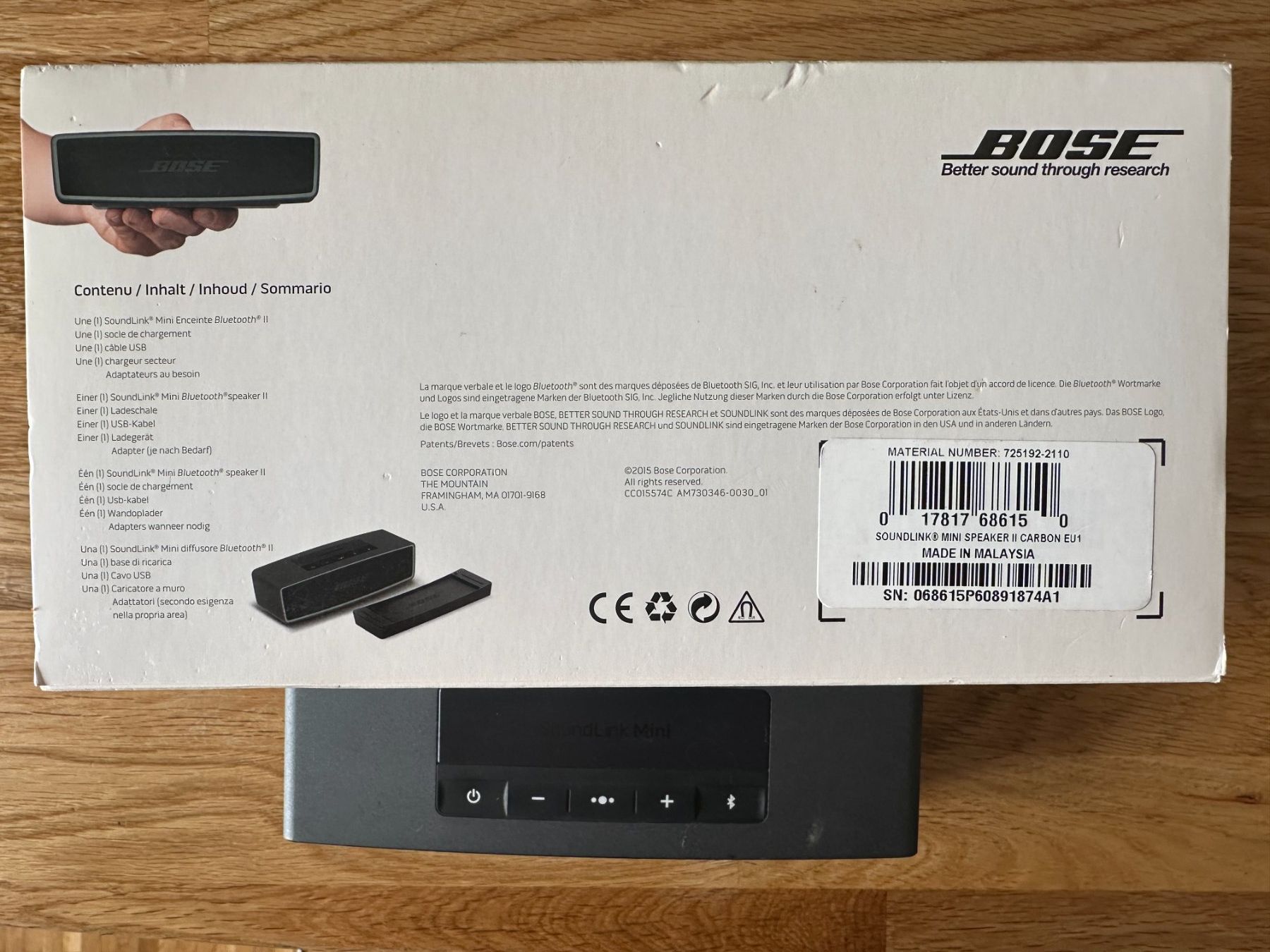 Bose Casse acustiche: Bose SoundLink Mini II Portable Bluetooth Lautsprecher – Usato da Lausanne venduto da brixton 6