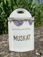 ANTIKE  DOSE  PORZELLAN  MUSKAT