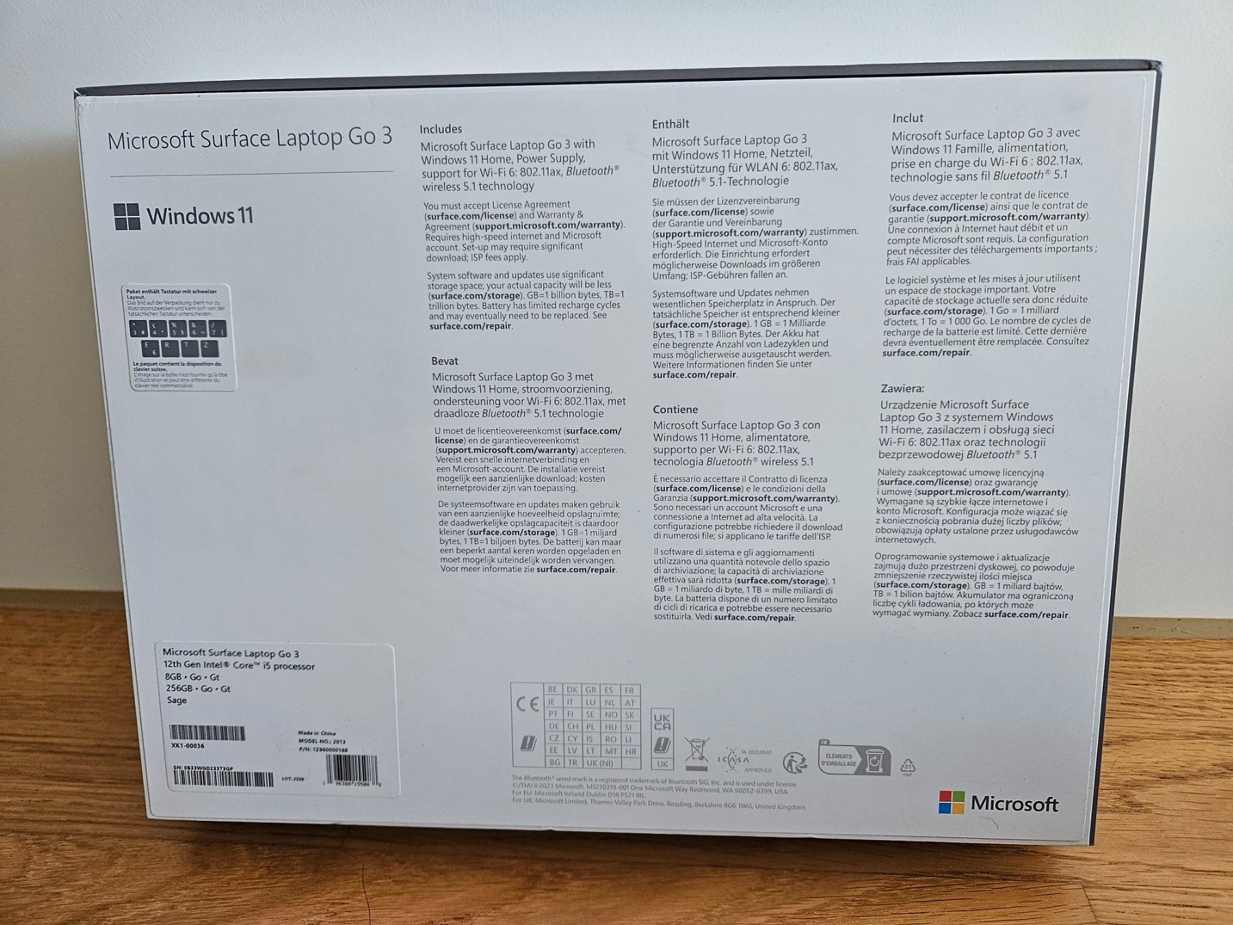 Microsoft Notebook: Microsoft Surface Laptop Go 3 - Top Zustand – Usato da Uttigen venduto da NWY 9