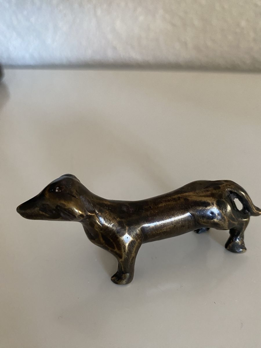 Statuette: Bronze, kleiner Dackel – Nuovo (secondo la descrizione) da Zürich venduto da eileenchen1 4