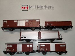 Roco 5-tlg Güterwagenset der SBB CFF FFS Schweiz DC H0 OVP