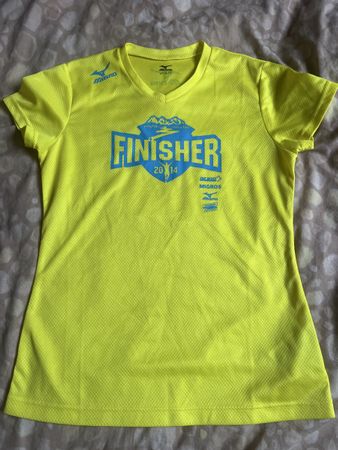 Mizuno Shirt, Jungfrau Marathon, Gelb, Grösse S/M, Top!