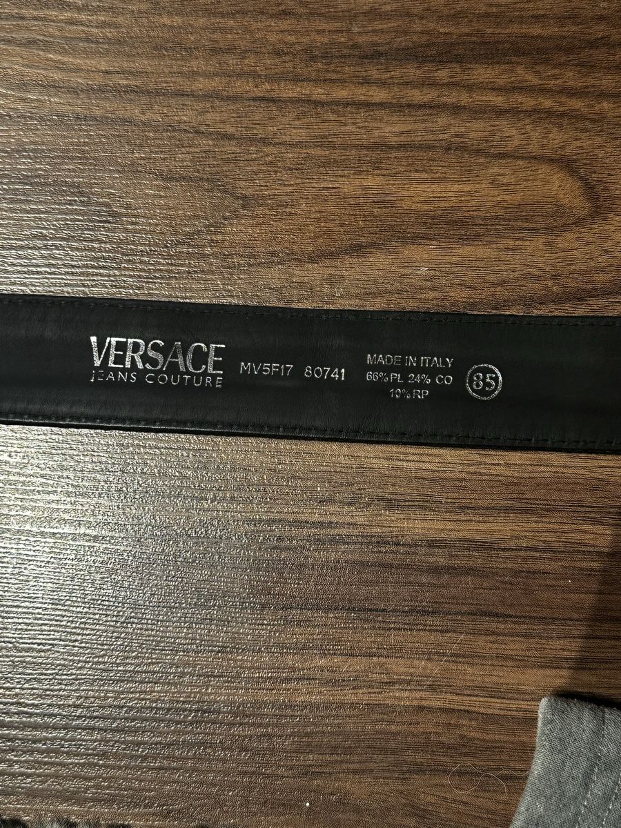 Versace Gürtel: Schwarzer Versace Jeans Couture Gürtel, Grösse 85 cm – Gebraucht aus Luzern von kim221080 4