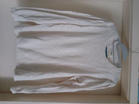 Damen Pullover Hartford weiss Baumwolle Grösse L