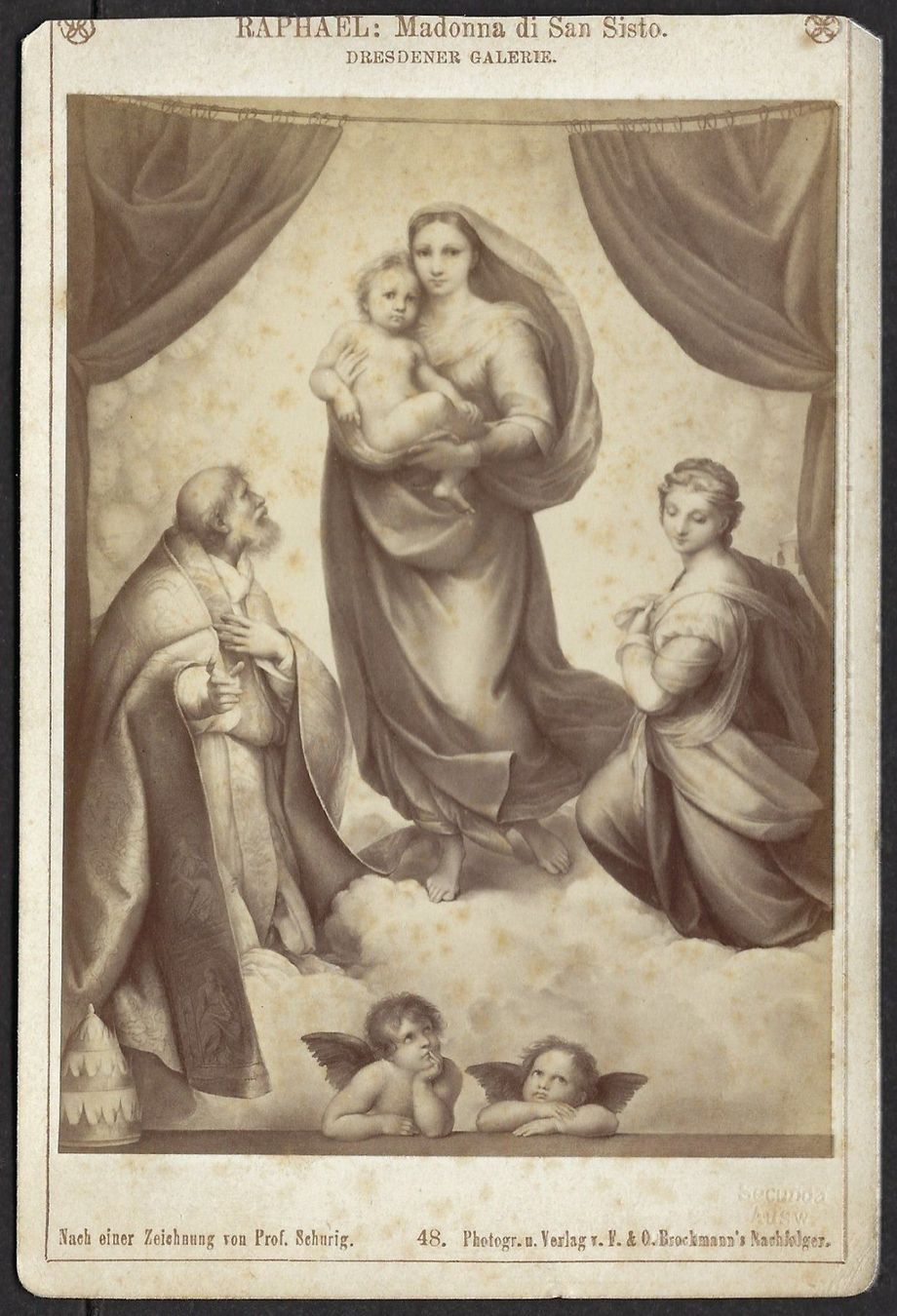 Cartoline postali: Raphael: Madonna di San Sisto – Usato da Luzern venduto da Einh0rn