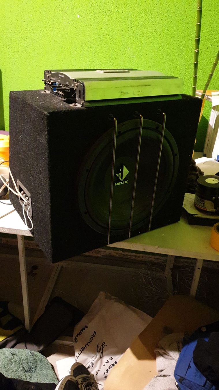 Casse acustiche: Auto-Subwoofer mit Verstärker Mac Audio – Usato da Au SG venduto da fiat27 1