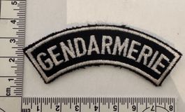 1 Polizei Abzeichen Schriftzug "Gendarmerie"