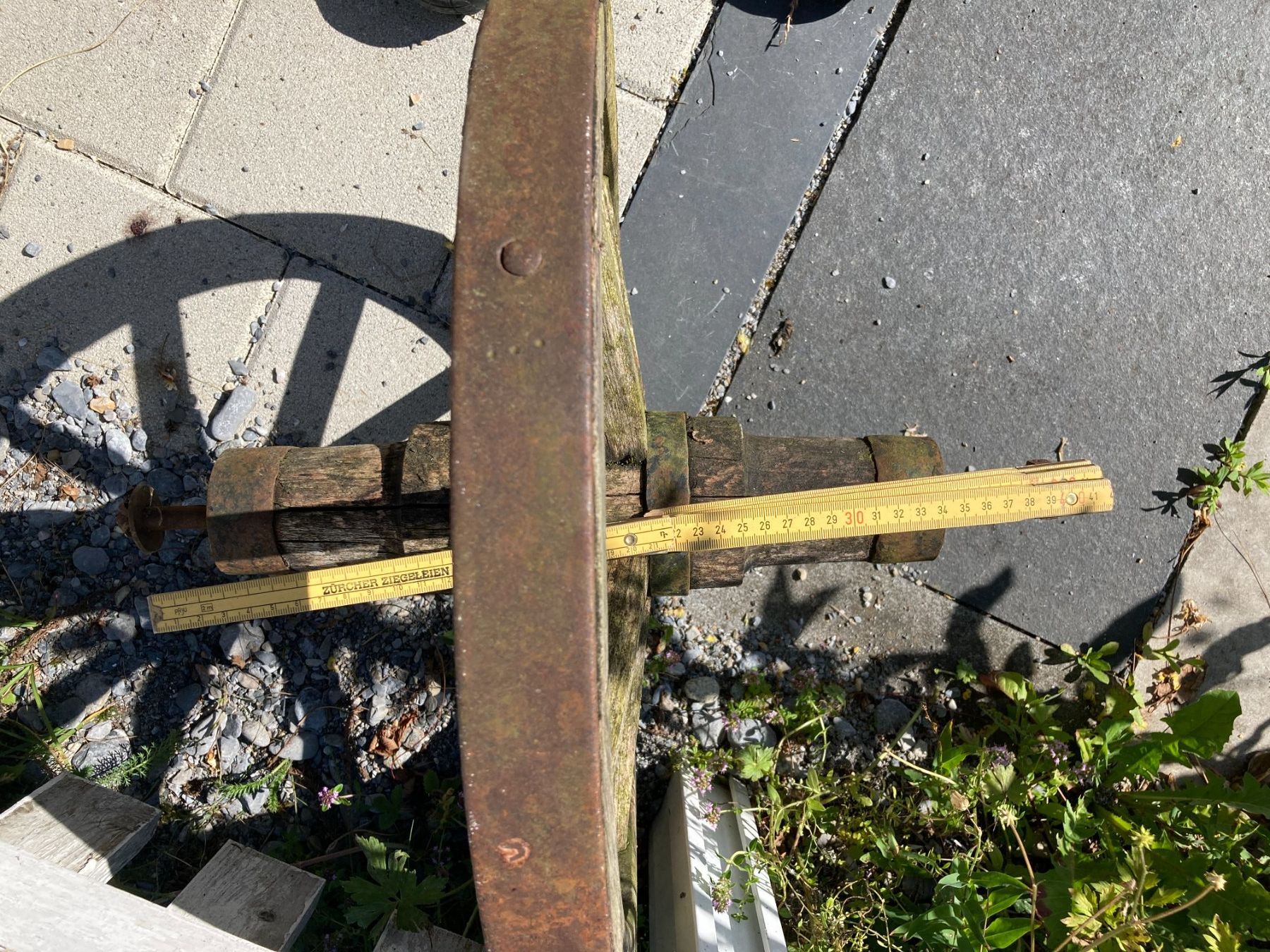 Pneumatici & Ruote complete: Speichenrad aus Holz – Usato da Linthal venduto da fiatsedici 5