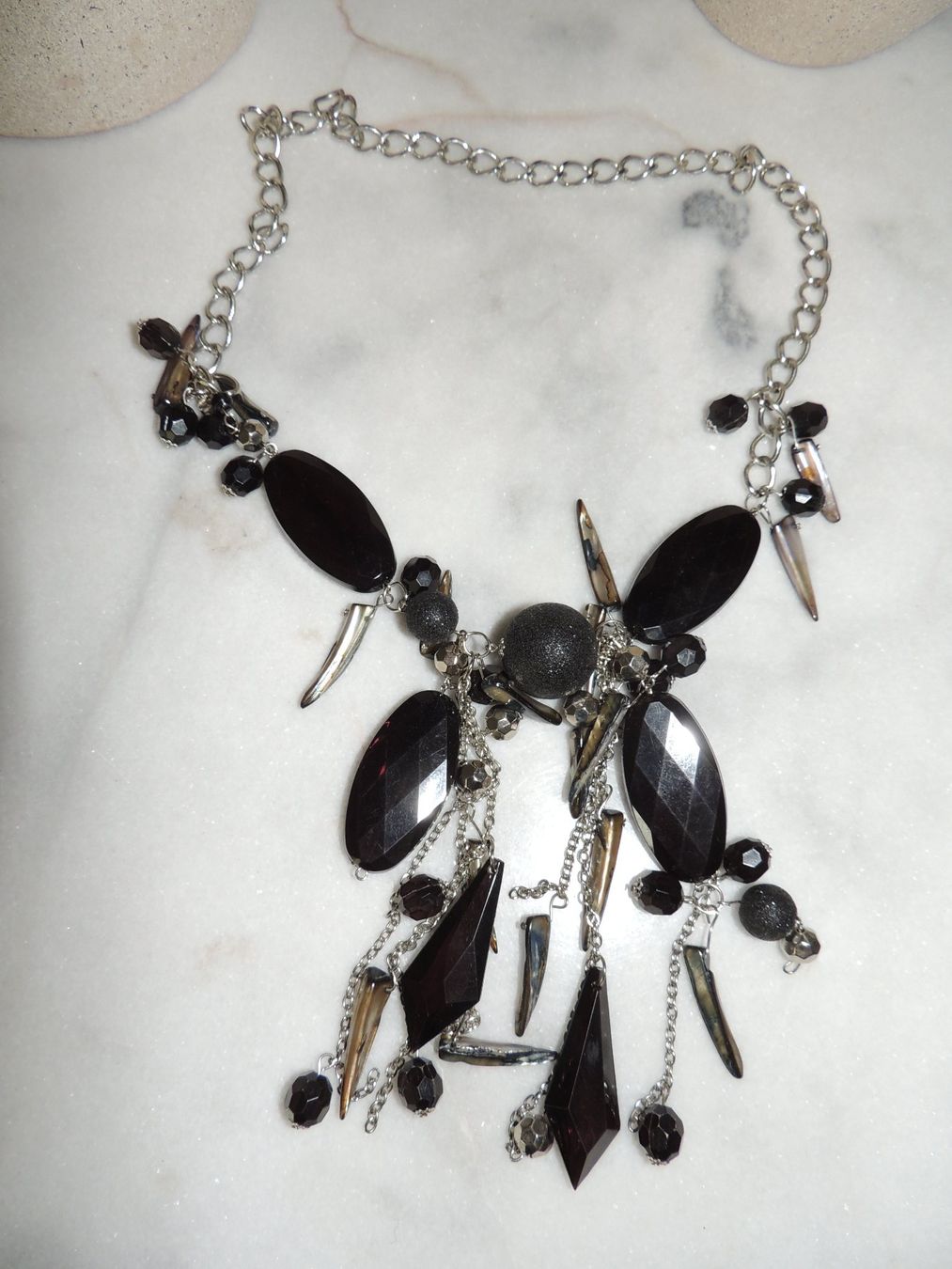 Catenine: SCHÖNE KETTE "PHANTASY" METALL VERSILBERT 60 CM – Nuovo (secondo la descrizione) da Au ZH venduto da FashionConsultant 1