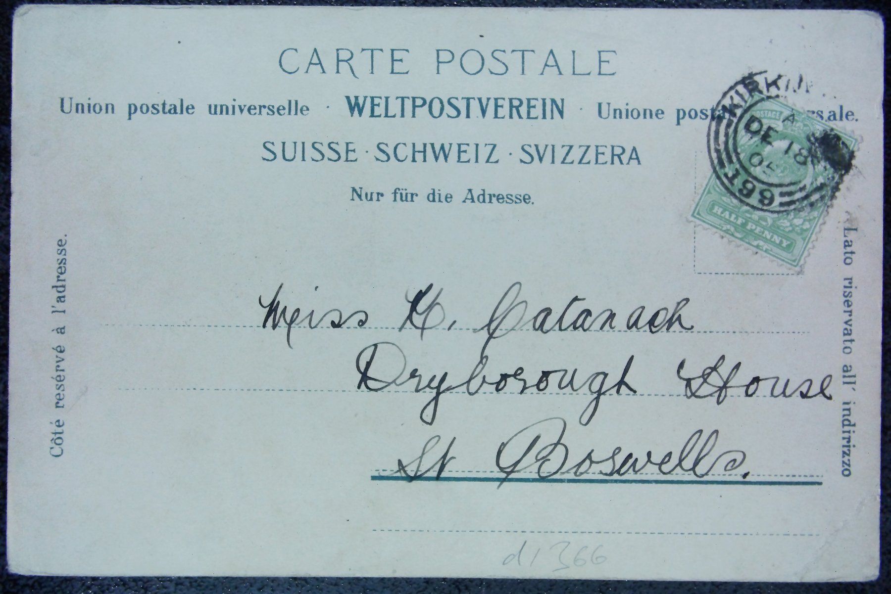Cartoline postali: Iseltwald am Brienzersee  -  abgestempelt1905 – Usato da Röthenbach i. E. venduto da Heureka5 1