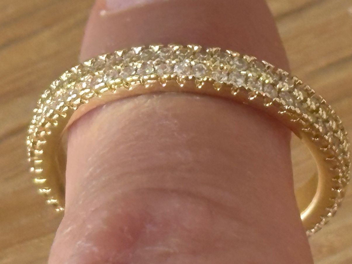 Anelli: Luxus Elegante Gr. 18/8 Ring Memoire Farbe: Gold – Nuovo (secondo la descrizione) da Biel-Bienne venduto da Roserosse13 1