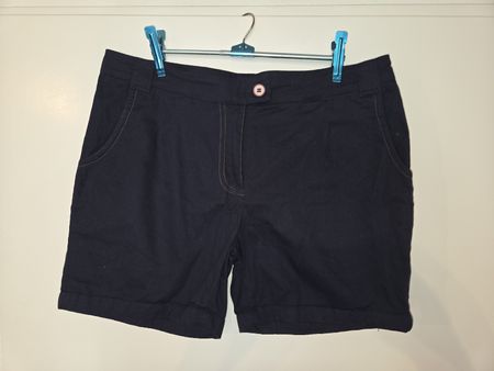 Damen Shorts Jeansoptik dunkelblau Grösse 40
