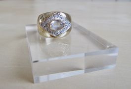 Fingerring Silber und Zirkonia