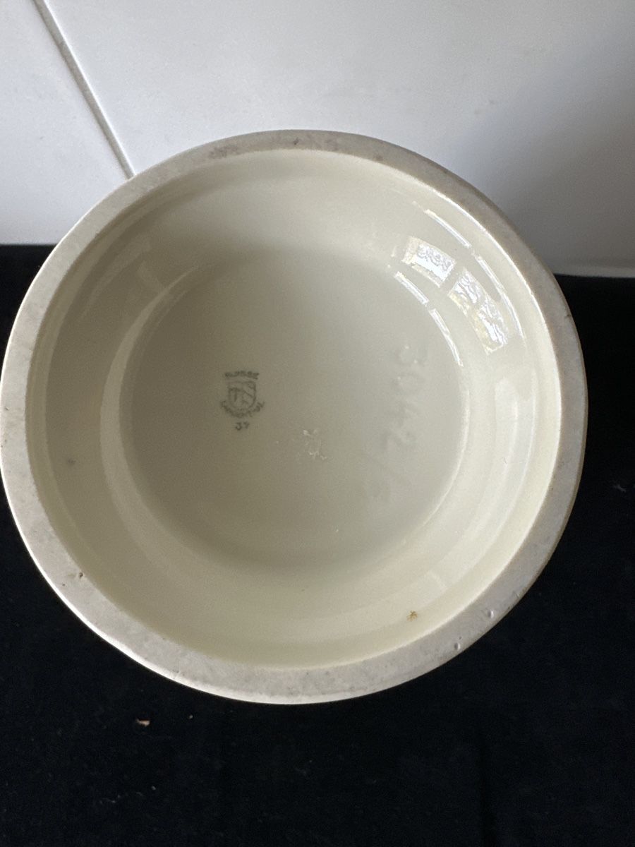 Vasen & Gefässe: Blumen - Vase,  Langenthal  1937 mit Blumen-Muster – Gebraucht aus Zürich von Chaeffeler 4