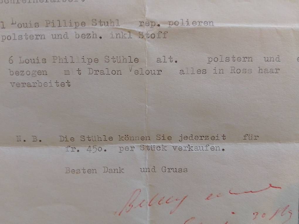 Sedie: 6 Stühle, Louis Philippe – Usato da Zürich venduto da phipho 3