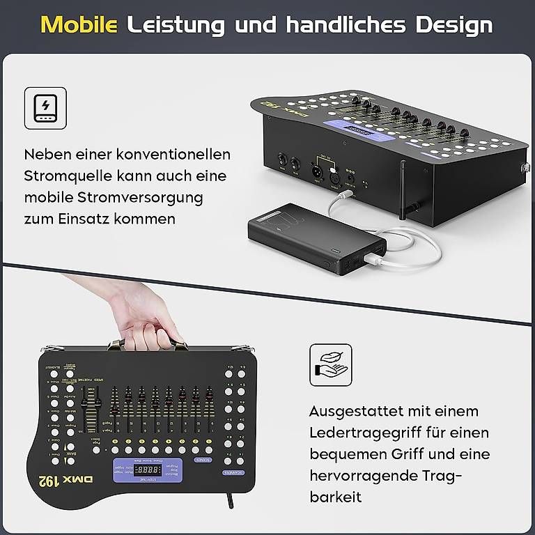 Mischpulte: U`King DMX Controller,192 Kanäle DJ Controller mit Schublade – Neu (gemäss Beschreibung) aus Kreuzlingen von Best-Deal-Oase 3