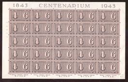 1943 Centenarium Bogen postfrisch **