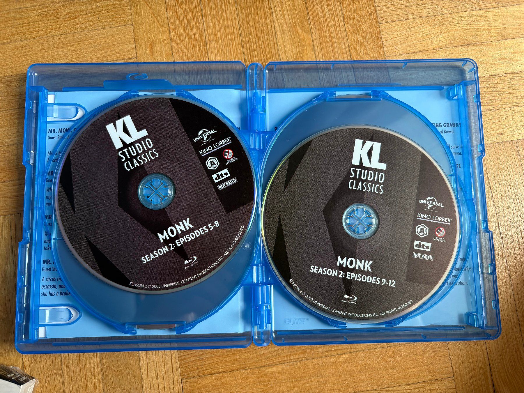 Alle DVDs: Monk - Season Two - Blu-ray – Neu (gemäss Beschreibung) aus Zürich von Malcom 2