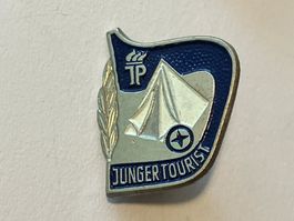 1 Anstecknadel DDR JP Junger Tourist silbern