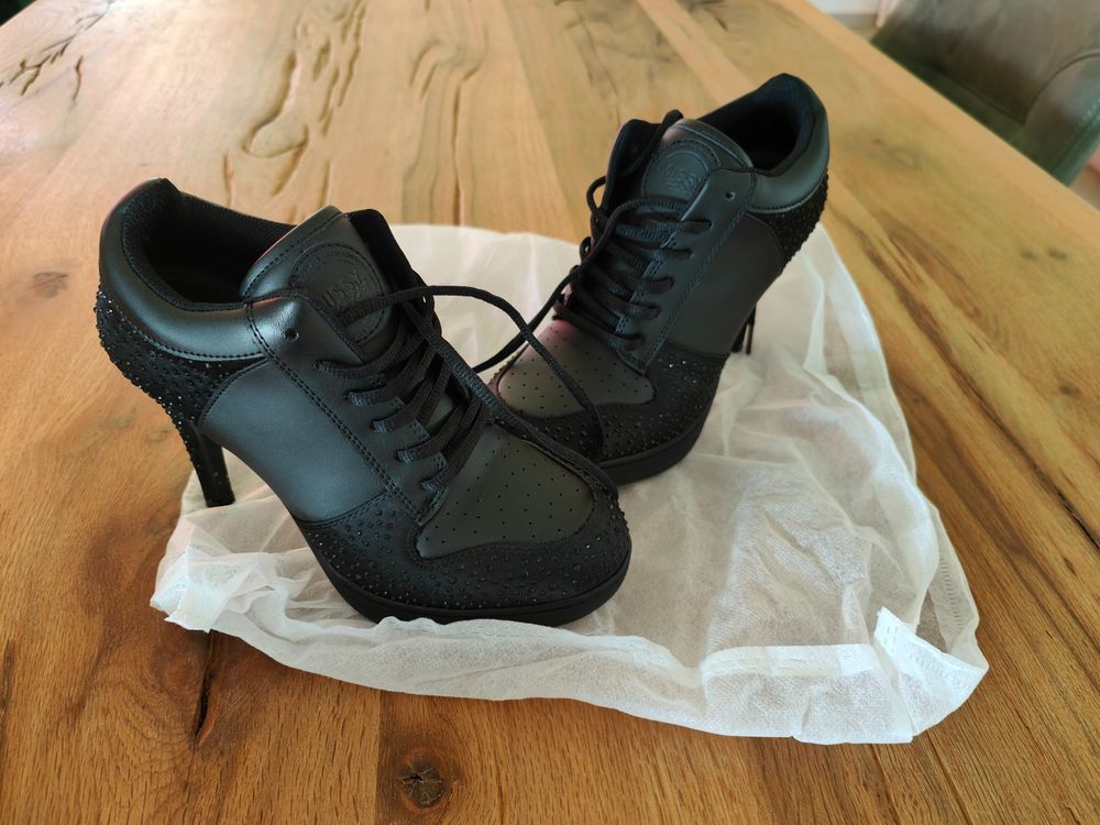 Black Missy Rockz Sneaker Bequeme Schuhe Ich Kann Nicht Auf Hohen